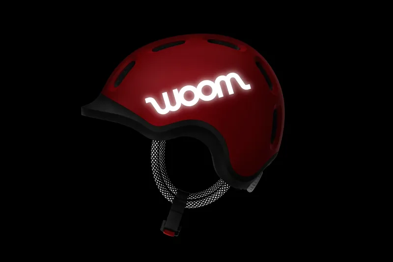Woom READY Kids Helmet in Red-6