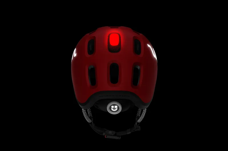 Woom READY Kids Helmet in Red-7