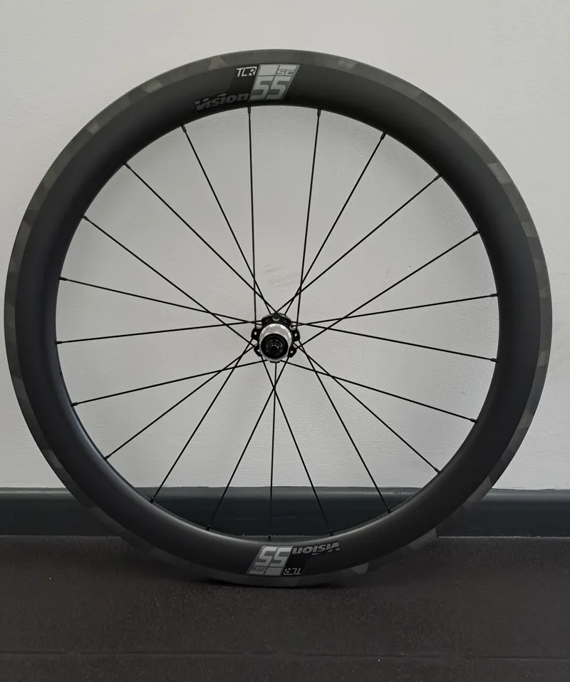 EX DISPLAY Vision SC 55 Carbon Clincher Rim Brake Shimano 11 Road Wheelset in Black-2