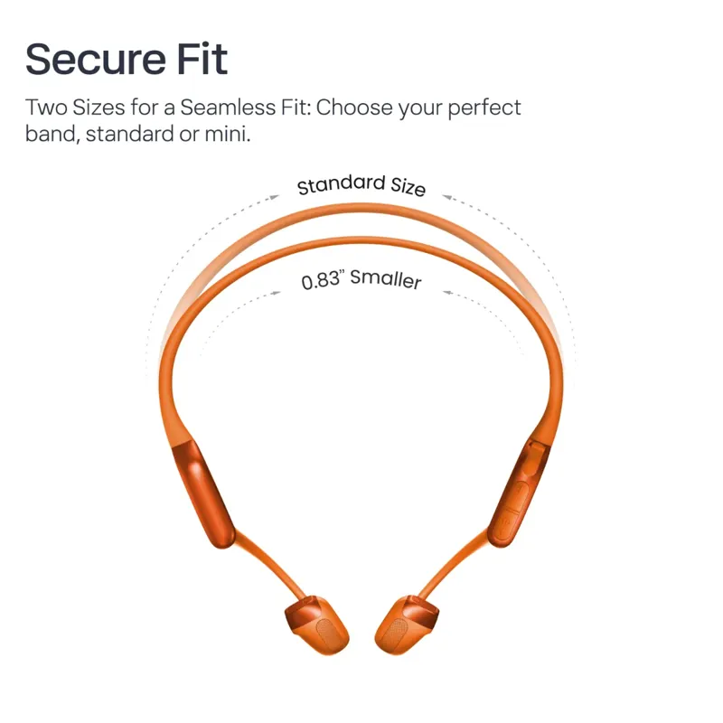 Shokz OpenRun Pro 2 Mini Cycle Headphones in Orange-1