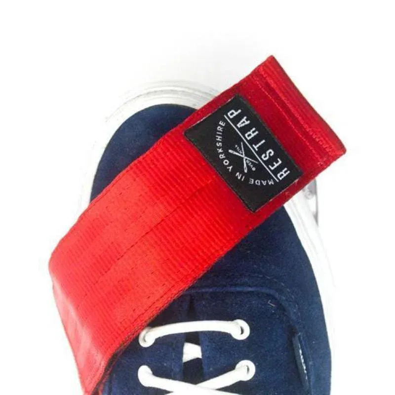Restrap Diagonal Pedal Straps in Red-1