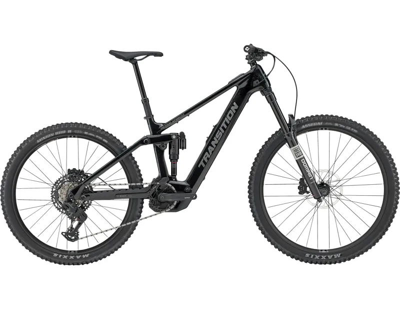 Transition Regulator CX Eagle 70 Mullet Electric Carbon Full Sus MTB 2026 in Clear Blacknight