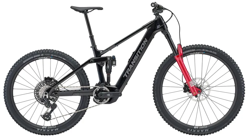 Transition Regulator CX Carbon Eagle 90 Electric Full Suspension Mountain Bike 2027 in Clear Blacknight