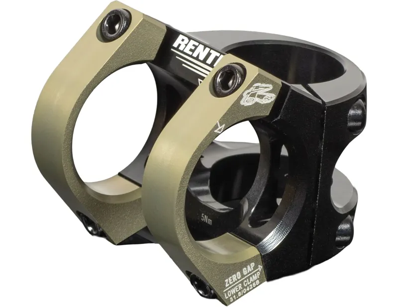 Renthal Apex v2 Mountain Bike Stem +/-6 Deg 31.8mm in Black/Gold