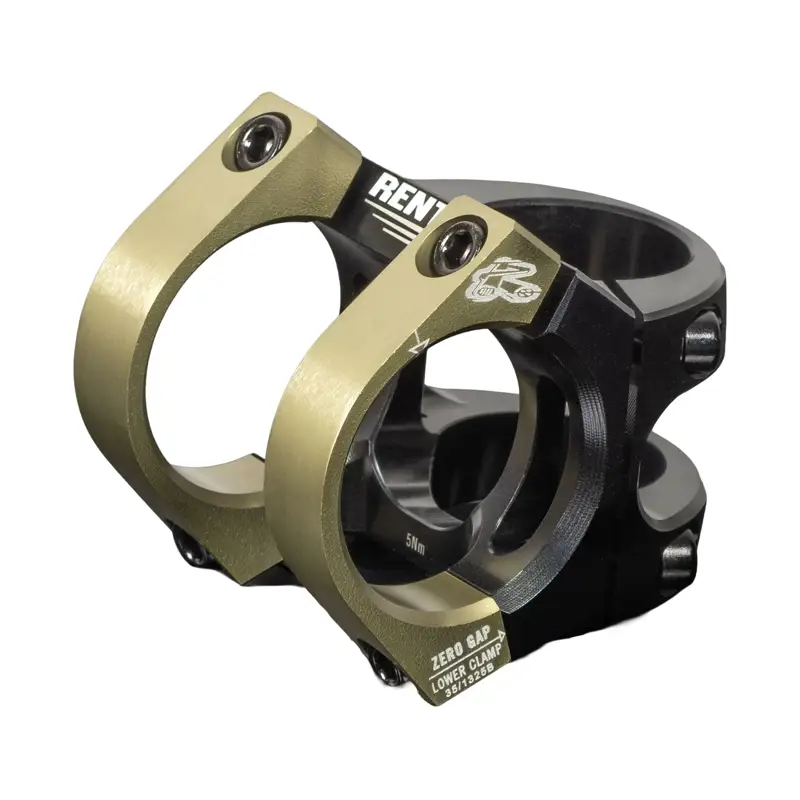 Balfes Bikes Renthal Apex v2 Mountain Bike Stem +/-6 Deg 35mm in Black/Gold | Free postage over £30, £10 off first order, price match & 0% finance.