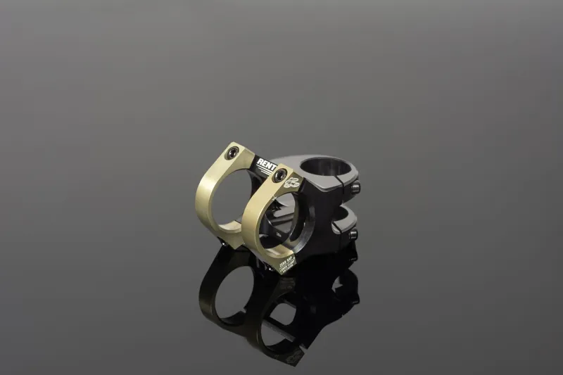 Renthal Apex v2 Mountain Bike Stem +/-6 Deg 35mm in Black/Gold-1