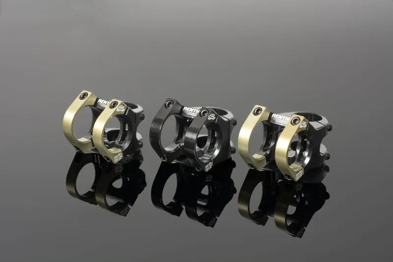 Renthal Apex v2 Mountain Bike Stem +/-6 Deg 35mm in Black/Gold-3