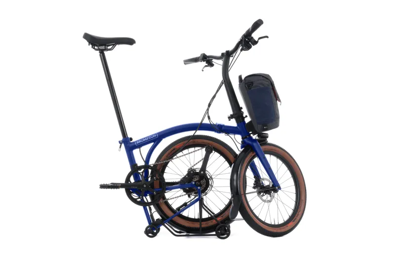 Brompton Electric G Line with Roller Frame 4 Speed Folding Bike 2027 in Brompton Blue-4
