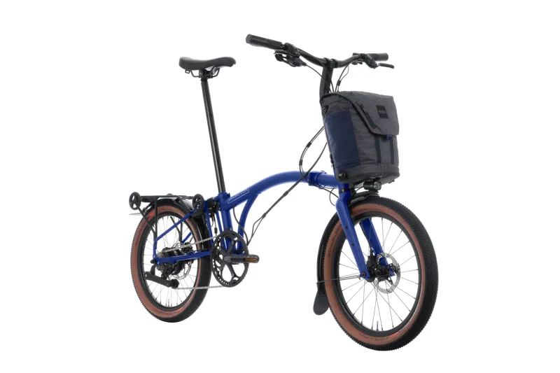 Brompton Electric G Line with Roller Frame 4 Speed Folding Bike 2027 in Brompton Blue-5