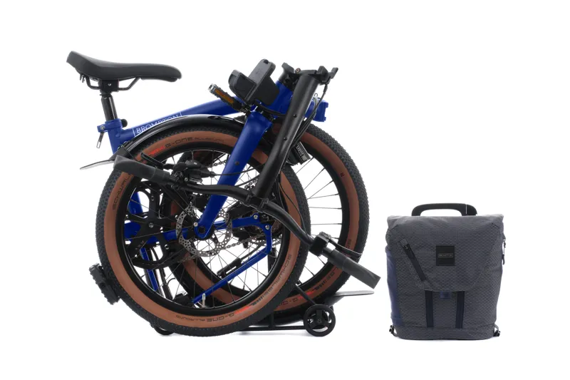 Brompton Electric G Line with Roller Frame 4 Speed Folding Bike 2027 in Brompton Blue-6