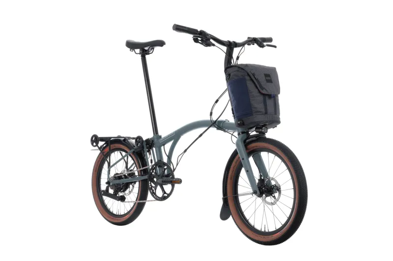 Brompton Electric G Line with Roller Frame 4 Speed Folding Bike 2027 in Lake Grey-6