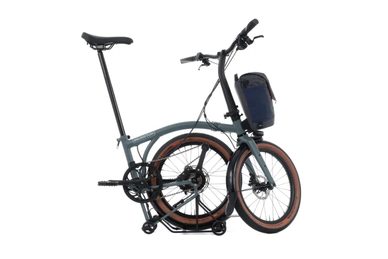 Brompton Electric G Line with Roller Frame 4 Speed Folding Bike 2027 in Lake Grey-7