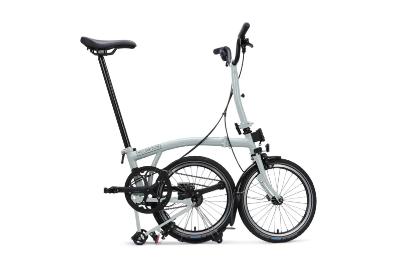 Brompton C Line 4-Speed Folding Bike 2027 in Lunar Ice-3