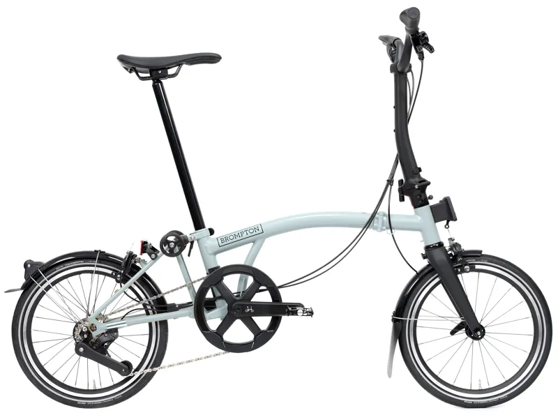 Brompton P Line V2 4-Speed Folding Bike 2027 in Lunar Ice Metallic