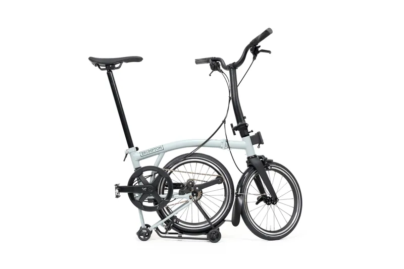Brompton P Line V2 with SuperRoll+ 12-Speed Folding Bike 2027 in Lunar Ice-2