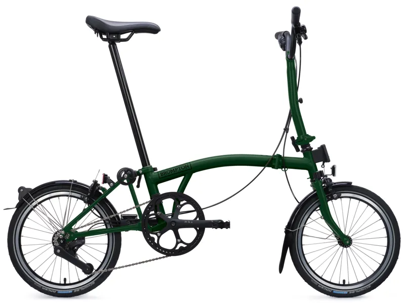 Brompton C Line 4-Speed Folding Bike 2027 in Racing Green