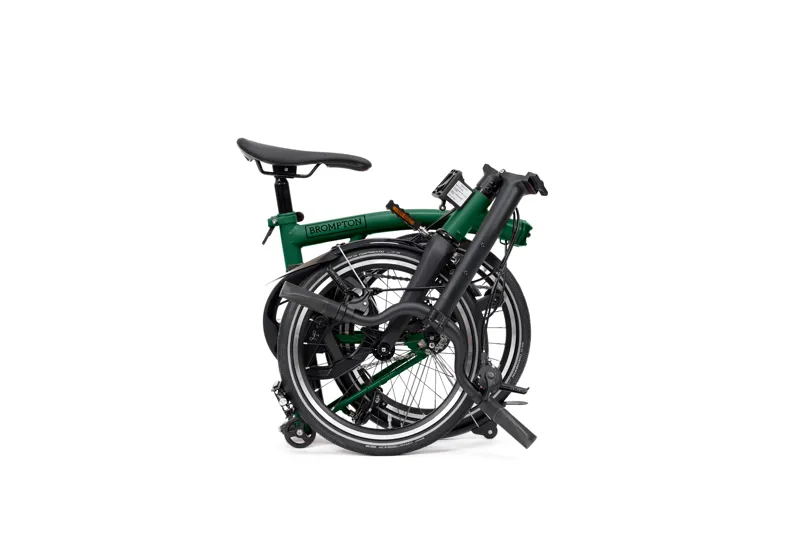 Brompton P Line V2 4-Speed Folding Bike 2027 in Racing Green-1