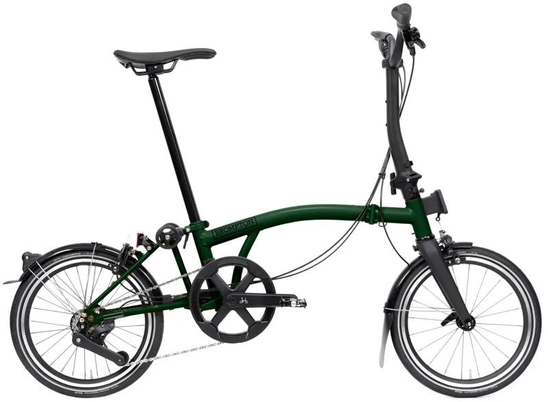 Brompton P Line V2 4-Speed Folding Bike 2027 in Racing Green