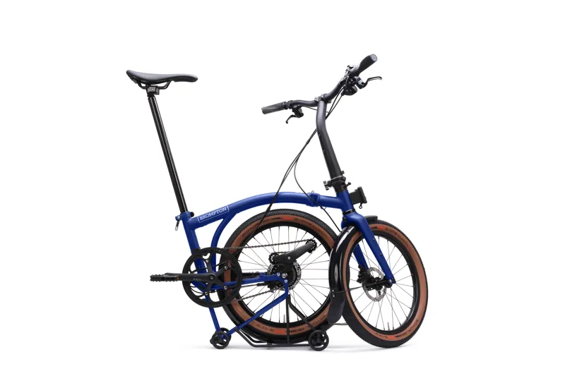 Brompton G Line with Roller Frame 8 Speed Folding Bike 2027 in Brompton Blue-1
