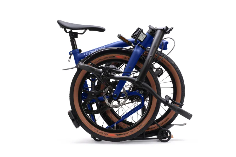 Brompton G Line with Roller Frame 8 Speed Folding Bike 2027 in Brompton Blue-2