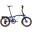 Brompton G Line with Roller Frame 8 Speed Folding Bike 2027 in Brompton Blue