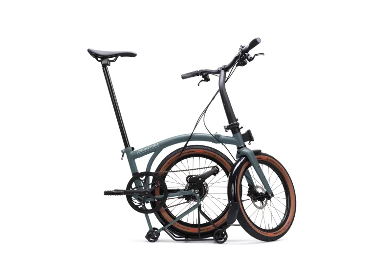 Brompton G Line with Roller Frame 8 Speed Folding Bike 2027 in Lake Grey-2