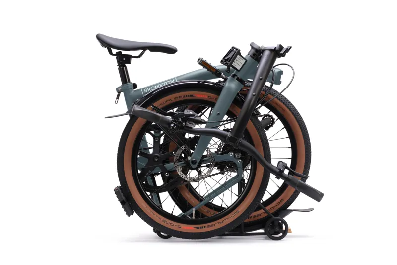 Brompton G Line with Roller Frame 8 Speed Folding Bike 2027 in Lake Grey-3