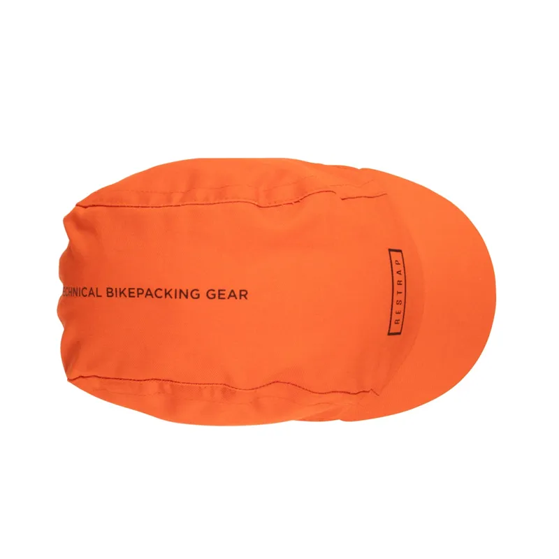 Restrap Logo Cycling Cap in Orange-1