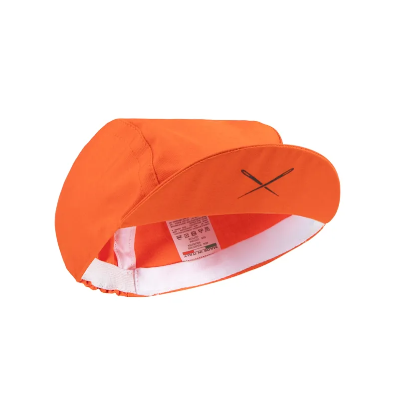 Restrap Logo Cycling Cap in Orange-4