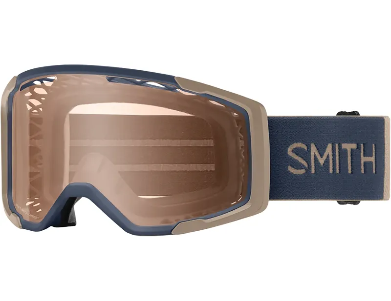 Smith Rhythm MTB Goggles in Royal Navy / Summit / ChromaPop Amber Low Light