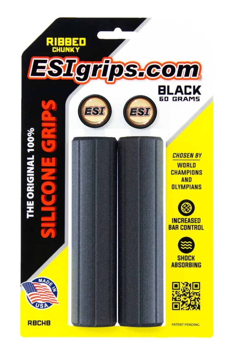 ESI Grips MTB Ribbed Chunky in Black-1