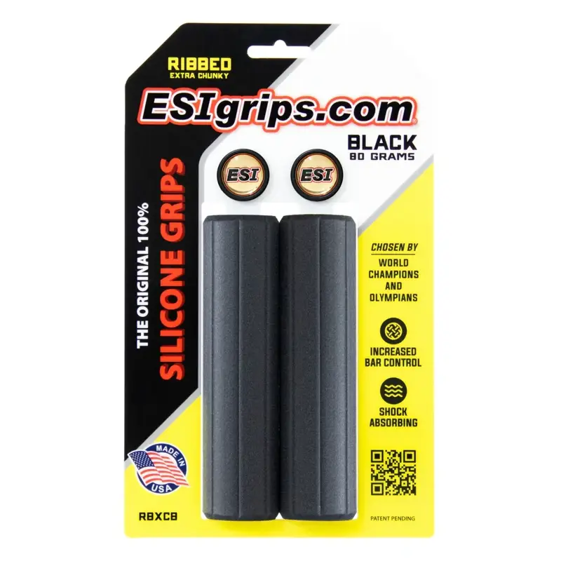 Balfes Bikes Esi ESI Grips MTB Ribbed Extra Chunky in Black | Free postage over £30, £10 off first order, price match & 0% finance.