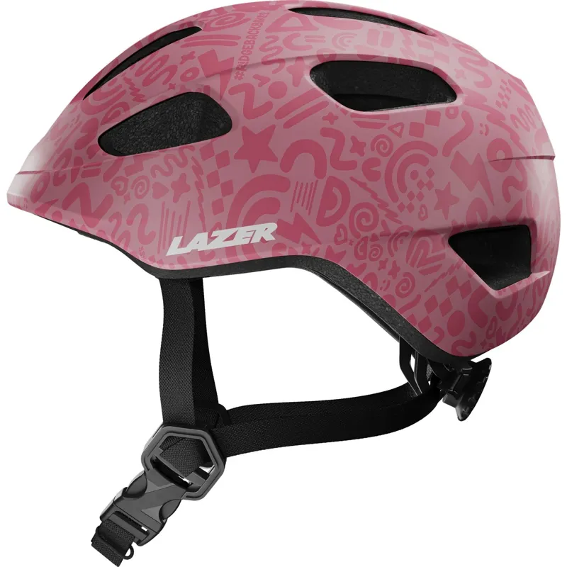 Ridgeback Nutz KC 2.0 x MIPS Lazer Kids Helmet in Polly Pink-3