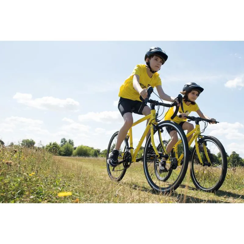 Frog Bikes Road 58 20 inch Road Kids Bike 2025 in Yellow Tour De France with Free Cyclocross Tyres-4