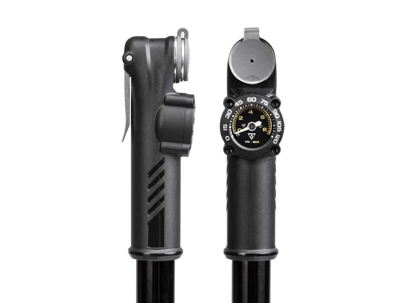 Topeak Roadie DA Pump in Black with Gauge-1