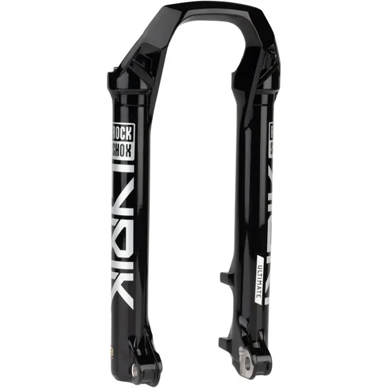 RockShox Spare - RockShox Fork Lower Leg - Foil Decals Included 27 15X110 Boost W/ Lower Leg Plugs Gloss Black - Lyrik Ultimate D1+ 2023+/Lyrik Flight Attendant 2022+: GLOSS BLACK-1