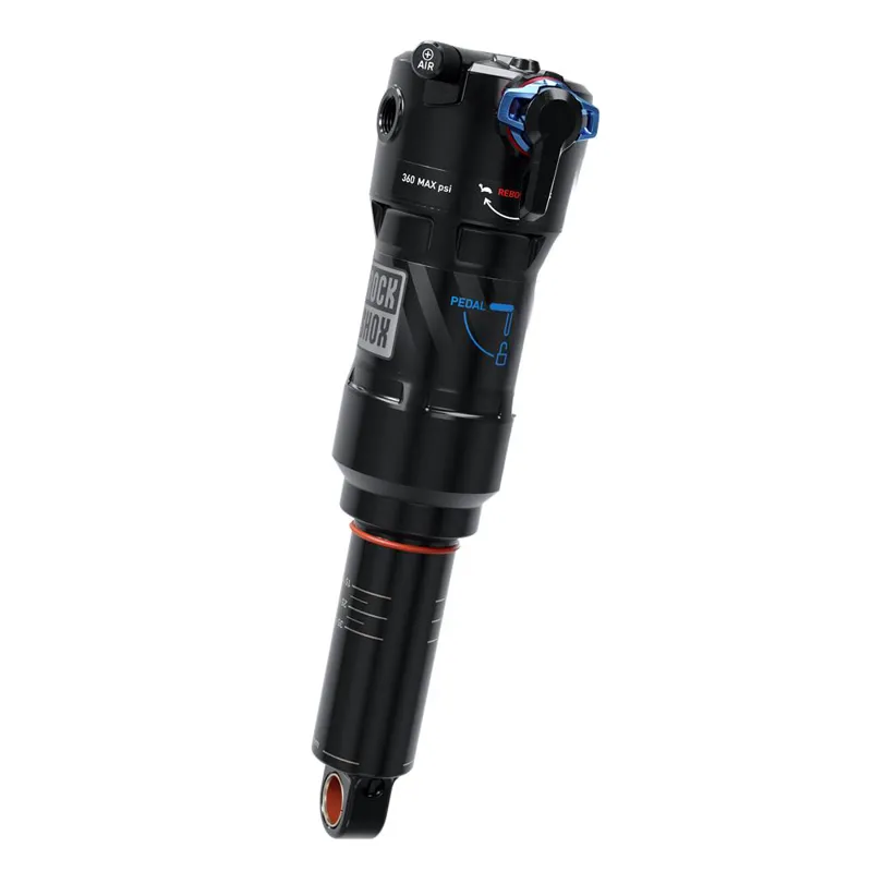 RockShox Deluxe Ultimate RCT Rear Shock Linear Air 0 Neg/1 Pos Token LinearReb/LowComp380lb LockoutForce Trunnion Standard C1 205X65 in Black-2