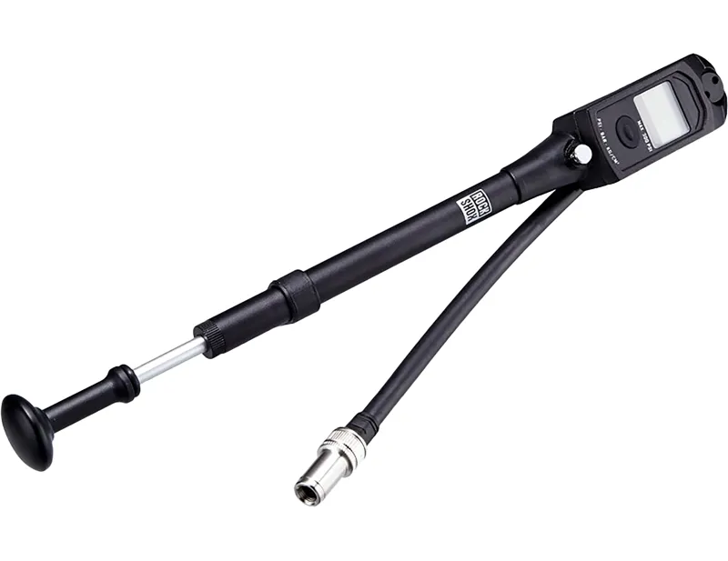 Balfes Bikes RockShox High-Pressure Fork/Shock Pump with Digital Gauge in Black | Free postage over £30, £10 off first order, price match & 0% finance.