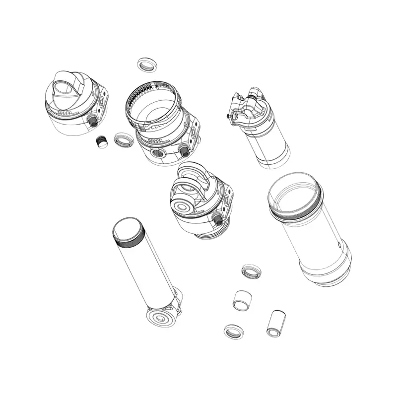 Balfes Bikes RockShox Sidluxe Flight Attendant A2+ 2025+ Rear Shock Damper Shaft | Free postage over £30, £10 off first order, price match & 0% finance.