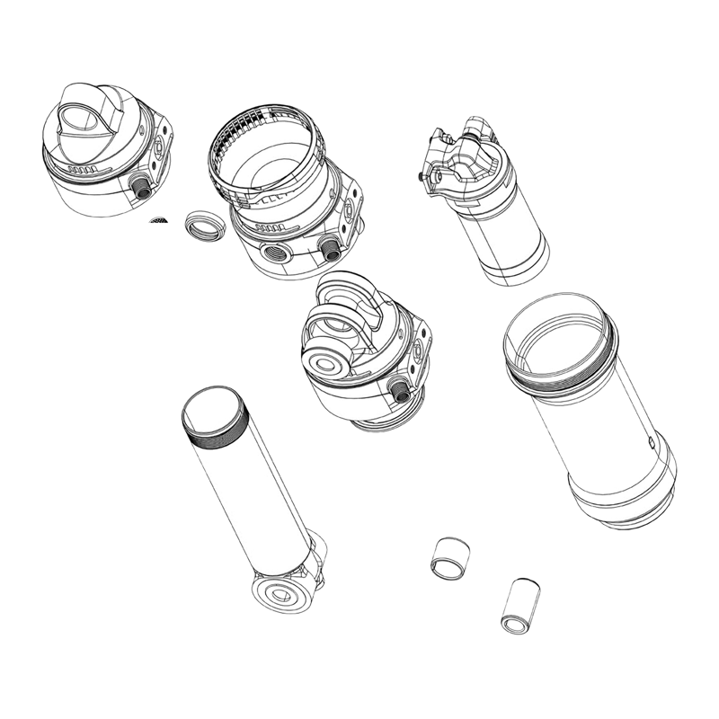 Balfes Bikes RockShox Rear Shock Spring Clip Super Deluxe Coil B1 Deluxe Coil B1 Vivid Coil C1 in Black | Free postage over £30, £10 off first order, price match & 0% finance.