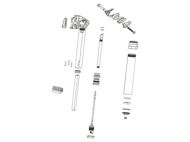 RockShox Spare - SeatPost Service Hose Barb Reverb Remote