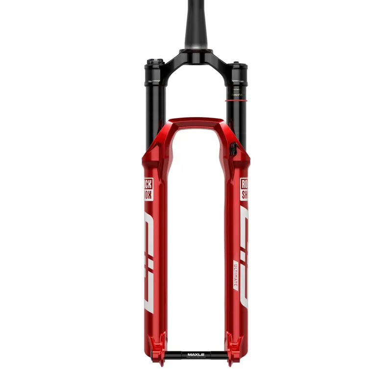 RockShox Sid Ultimate Race Day 3P Crown Fork 29 Boost 15X110 120mm 44Offset Tapered Debonair D1 in Electric Red-1