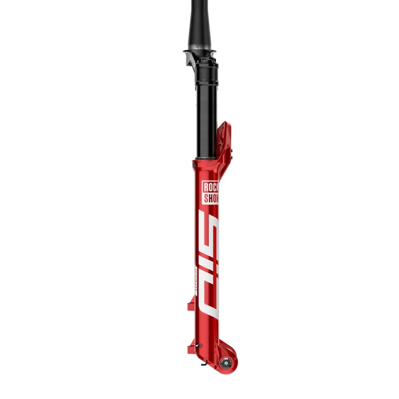 RockShox Sid Ultimate Race Day 3P Remote Fork 29 inch Boost 15X110 120mm 44 Offset Tapered Debonair D1 in Electric Red-1