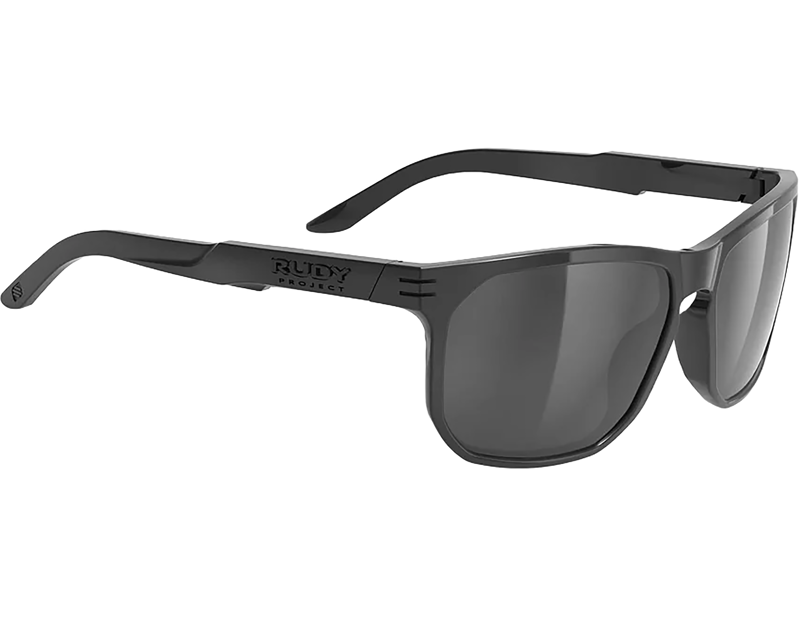  Rudy Project Soundrise RP Optics Sunglasses in Black Gloss/Smoke Black