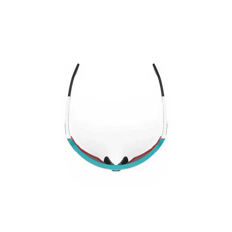 Rudy Project Defender RP Optics Sunglasses in Emerald-White Matte/Multilaser Red-2