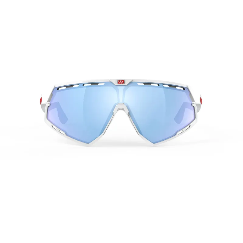 Rudy Project Defender RP Optics Sunglasses in White Gloss/Fade Blue/Red Stripes/White/Mult-5