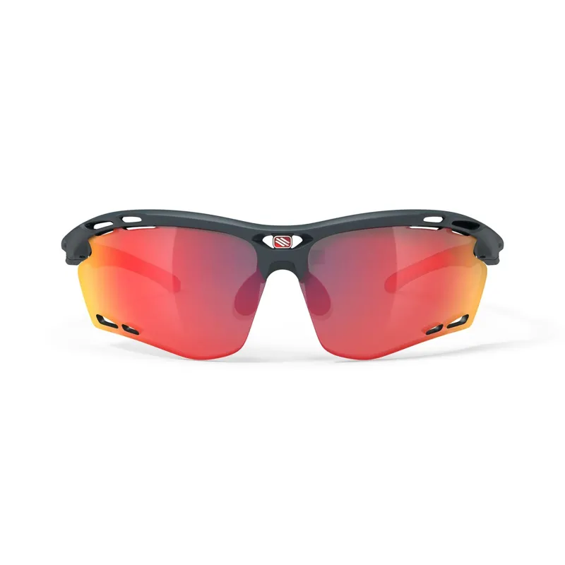 Rudy Project Propulse RP Optics Sunglasses In Charcoal Matte/Multilaser Red-1