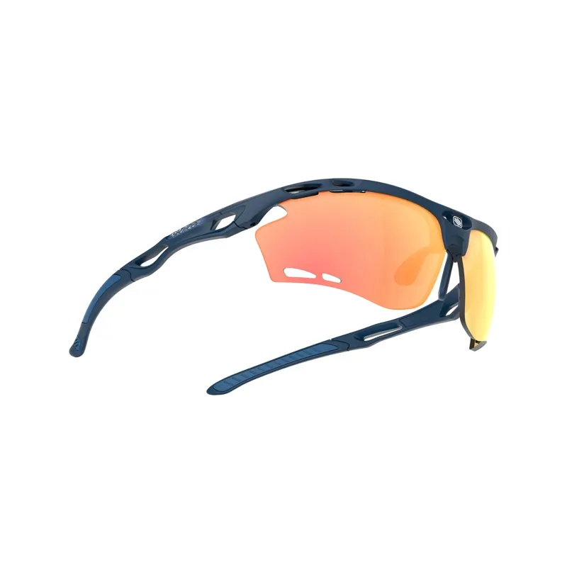 Rudy Project Propulse RP Optics Sunglasses in Blue Navy Matte/Multilaser Orange-2