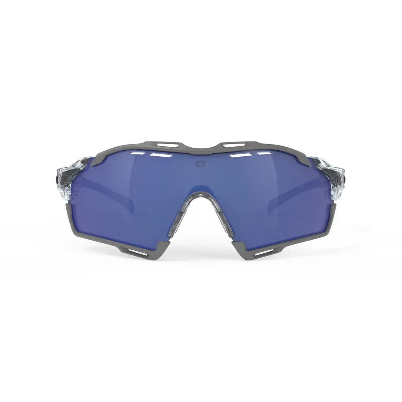  Rudy Project Cutline RP Optics Sunglasses in Crystal Gloss/Multilaser Deep Blue-5