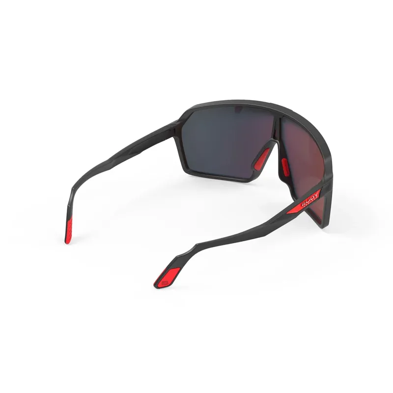 Rudy Project Spinshield RP Optics Sunglasses in Black Matte/Multilaser Red-2